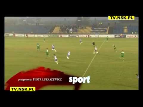 tv.nsk.pl 2012-10-13 II liga Wigry Suwałki - MKS Świt Nowy Dwór Mazowiecki 2-1 (0-1) bramki