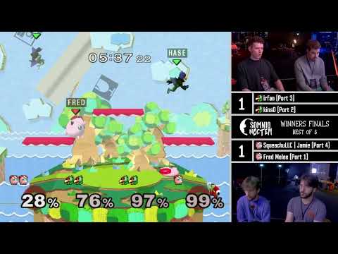 irfan + kins0 vs Jamie + Fred Melee – Somnio Noctem – Winners Finals