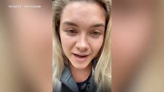Florence Pugh defends her age gap relationship with Zach Braff | Florence Pugh & Zach Braff video