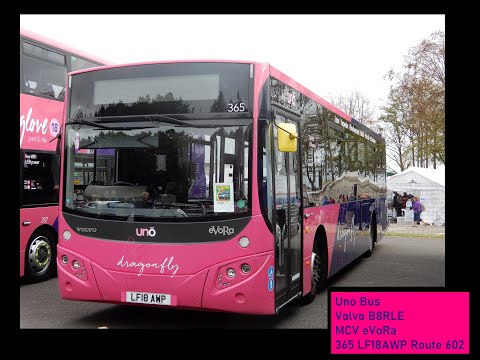 *Smart Motor* Uno ( University Bus ) Volvo B8RLE MCV eVoRa 365 LF18AWP Route 602 towards St Albans