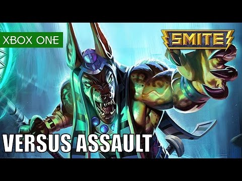 SMITE Gameplay Xbox One Assault Versus as Anubis - I will unleash my death gaze upon them