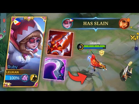 RUBY BURST DAMAGE BUILD DESTROYS ESMERALDA!🔥RUBY BEST BUILD 2023