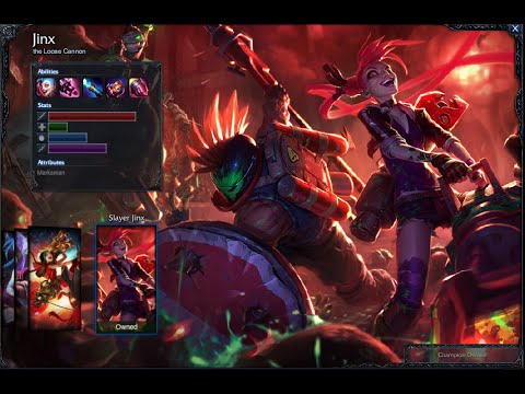 Slayer Jinx Skin Spotlight Gameplay 1080p HD