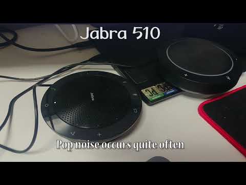 Jabra 510 pop noise occurd