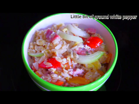 Rice , Egg and Sour Pork : Thai Food Part 13 : How to Make Thai Food at Home