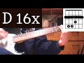 Bags, Clairo - Guitar tutorial, (no capo).
