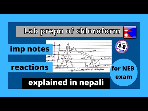 lab preparation of chloroform – AnyTime Class