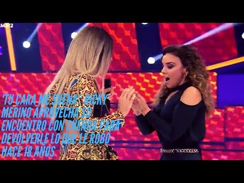 'Tu cara me suena': Ricky Merino aprovecha su encuentro con Chenoa