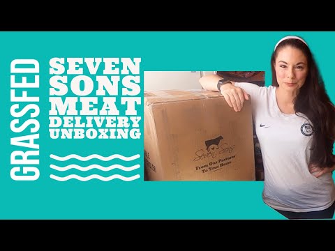 Seven Sons GrassFed Meat: Delivery Unboxing (vs.