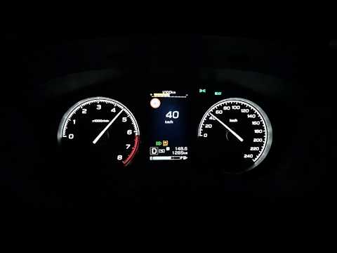 2020 Subaru Forester e-Boxer: acceleration 0 - 153 kmh