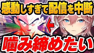 ベジータの『おまえがナンバー1だ』に感動しすぎて配信中に無言タイムに入ってしまう鷹嶺ルイｗ【ホロライブ切り抜き / ドラゴンボールカカロット 感動の軌跡】