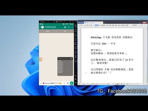WhatsApp 私信群发功能视频封面
