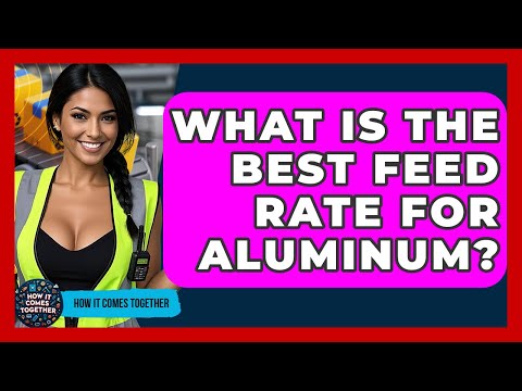 What Is The Best Feed Rate For Aluminum? - How It Comes Together
