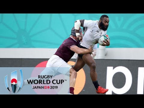 Rugby World Cup 2019: Fiji vs. Georgia | EXTENDED HIGHLIGHTS | 10/03/19 | NBC Sports
