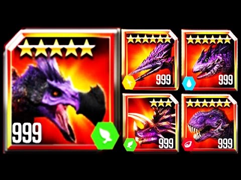 DEATH DODO vs OMEGA 09 vs JUGGERNAUT 32 vs VALKYRIE 77 vs SALAMANDER 16 (JURASSIC WORLD)