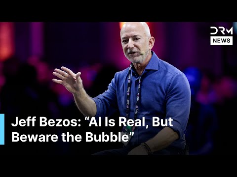 爆炸性新聞：傑夫-貝索斯在 2025 年意大利科技週上將人工智能熱潮比作互聯網保麗龍 | AI1G (BREAKING NEWS: Jeff Bezos Compares AI Boom to Internet Bubble at Italian Tech Week 2025 | AI1G)