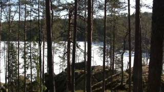 preview picture of video 'Kivisen järvi huhtikuussa.  Lake Kivinen in April 2010.  Pieksämäki Finland'