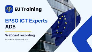 2026 EPSO ICT Experts AD8 | Info Webcast