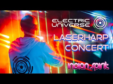 Electric Universe Laserharp Concert at Indian Spirit Festival 2025 (Full Set Movie)