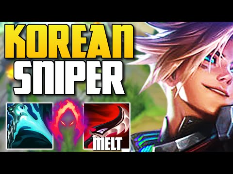 KOREAN SNIPER EZREAL 100% DEALS TOO MUCH DAMAGE (Q SLAMS FOR 1K) - League of Legends