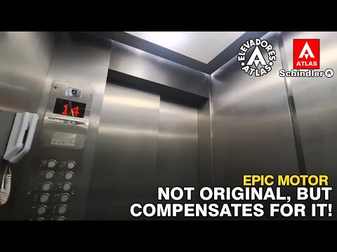 ATLAS ACBD (mod. Atlas Schindler) Traction Elevator (Social) - Cheltenham Bldg, W Downtown - GO, BR