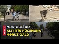 Xırdalanda dəhşət: İtlər şagirdi məktəbin həyətində dişlədi - APA TV