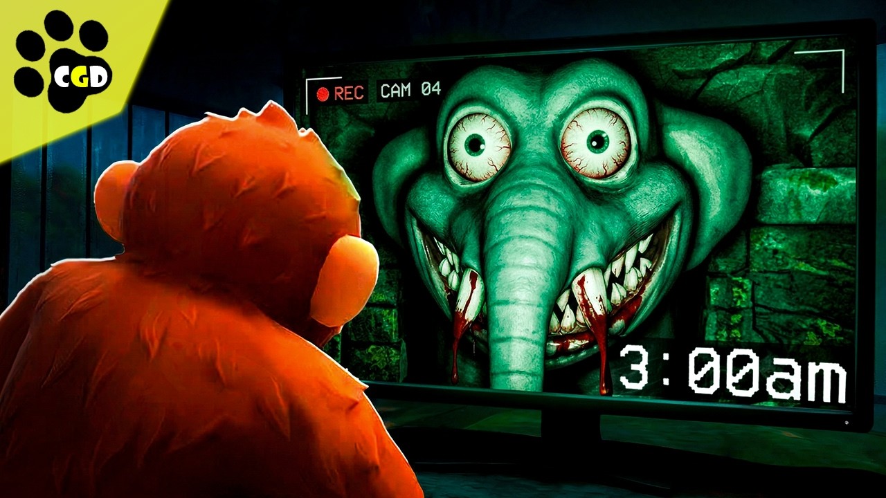 I Spied On The ELEPHANT And Saw Something SCARY! (I Am Monkey)