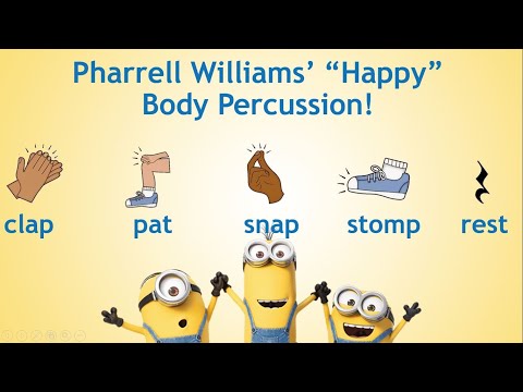 "Happy" by Pharrell Williams - EASY Body Percussion