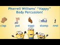Happy By Pharrell Williams EASY Body Percussion