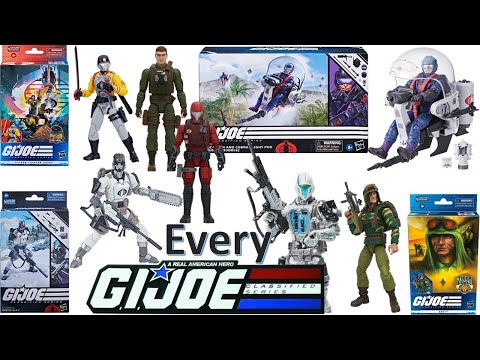Every G.I. Joe Classified Series 6" Comparison List Hasbro - 2023 update