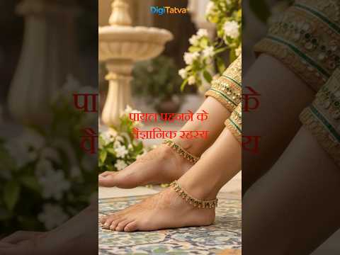 पायल पहनने के वैज्ञानिक रहस्य 😲 | चांदी की पायल के आयुर्वेदिक और स्वास्थ्य लाभ | Sanatan Science