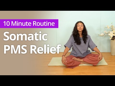 Ease PMS Symptoms Naturally | Vagus Nerve Vibration 10 Minute monthly Routine