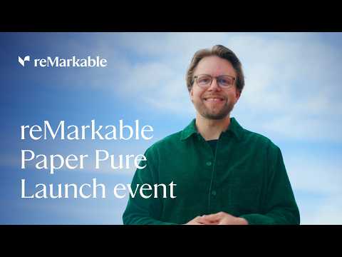 reMarkable Paper Pure 소개 영상