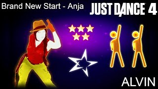 Just Dance 4 - (Wii) - Anja - Brand New Start - 5 Stars #justdance4 #brandnew #anja