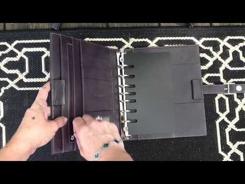 Review of leather desk size planner