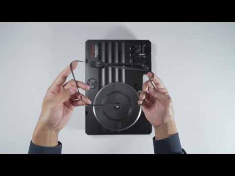 Vestax Handytrax Solidcutz platter install & belt replacement.