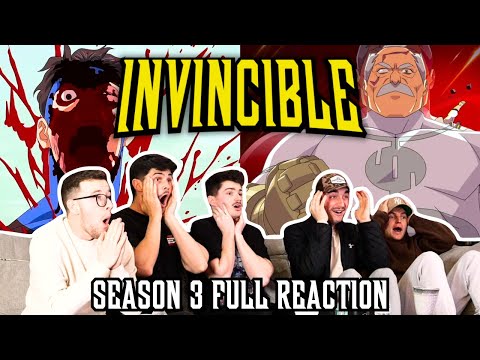 INVINCIBLE Season 3 Was ABSOLUTELY INSANE | Full Season 3 Reaction