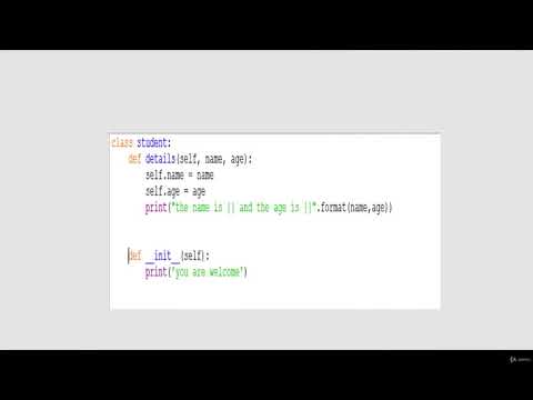 Python Object Oriented Programming In Arabic 6 Python Constructor