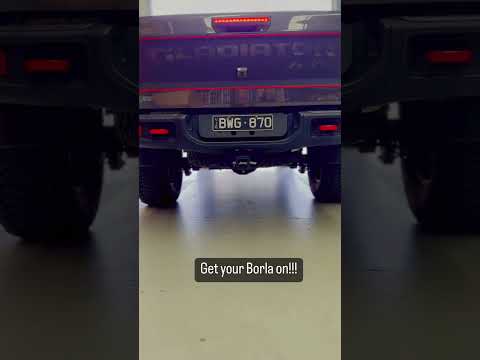 Borla Exhaust on Jeep JT Gladiator #shorts