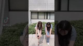 【TikTok】女子大生の前屈