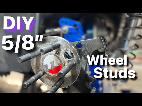 1/2 To 5/8 Wheel Stud Conversion DIY How To