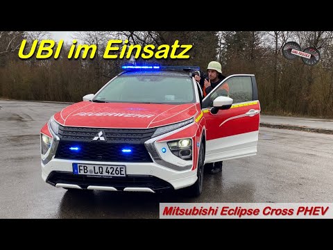 Ubi im Einsatz - Mitsubishi Eclipse Cross PHEV im Feuerwehr Outfit | Review - Alarmfahrt - Blaulicht