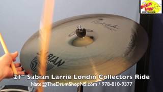 Video thumbnail for Sabian Larrie Londin Signature Ride 21'' - The Drum Shop North Shore by Nate Morrison Drums