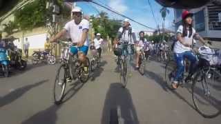 "Cycle for the Climate" bike ride, Phnom Penh