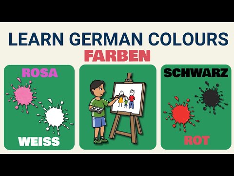 Learn Colours in German | German Vocabulary | Colours | Farben