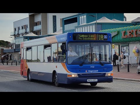 AFTER REPAINT: Route 18A | NK04NPX/34611 - Stagecoach North East: Dennis Dart SLF/Transbus Pointer 2