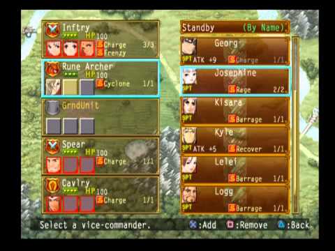 Suikoden V, War #3, Rainwall Defense Campaign