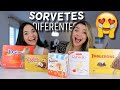 PROVANDO SORVETES INSPIRADOS NOS CHOCOLATES FAMOSOS Ft Irmã Bruna Paula
