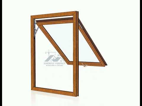 Top hung- Golden Oak