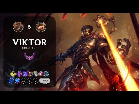 Viktor Top vs Teemo - EUW Master Patch 12.22